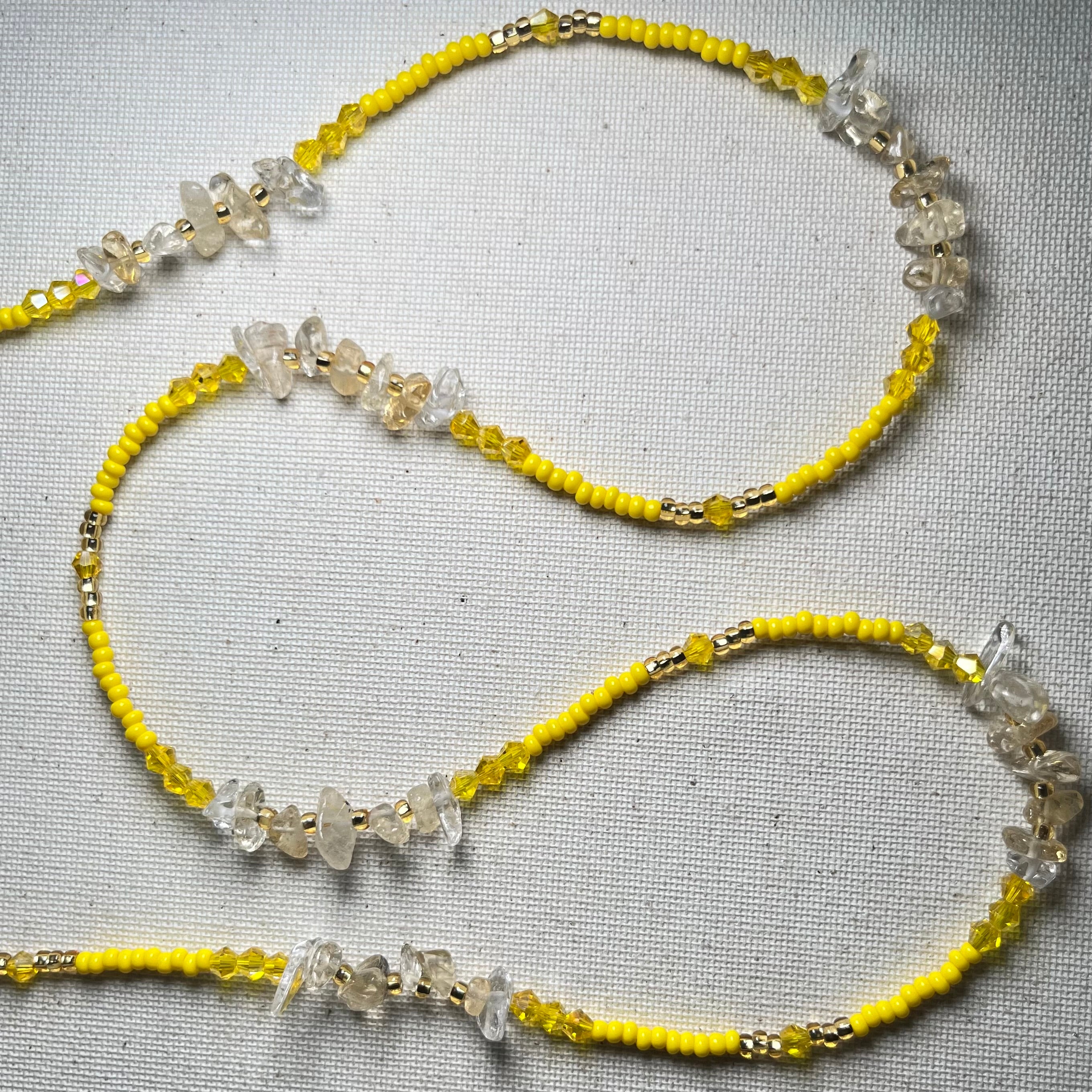 Solar Plexus Chakra Waist Bead