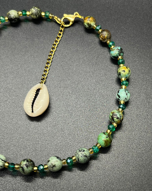 African Turquoise Choker I