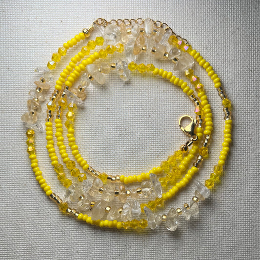 Solar Plexus Chakra Waist Bead