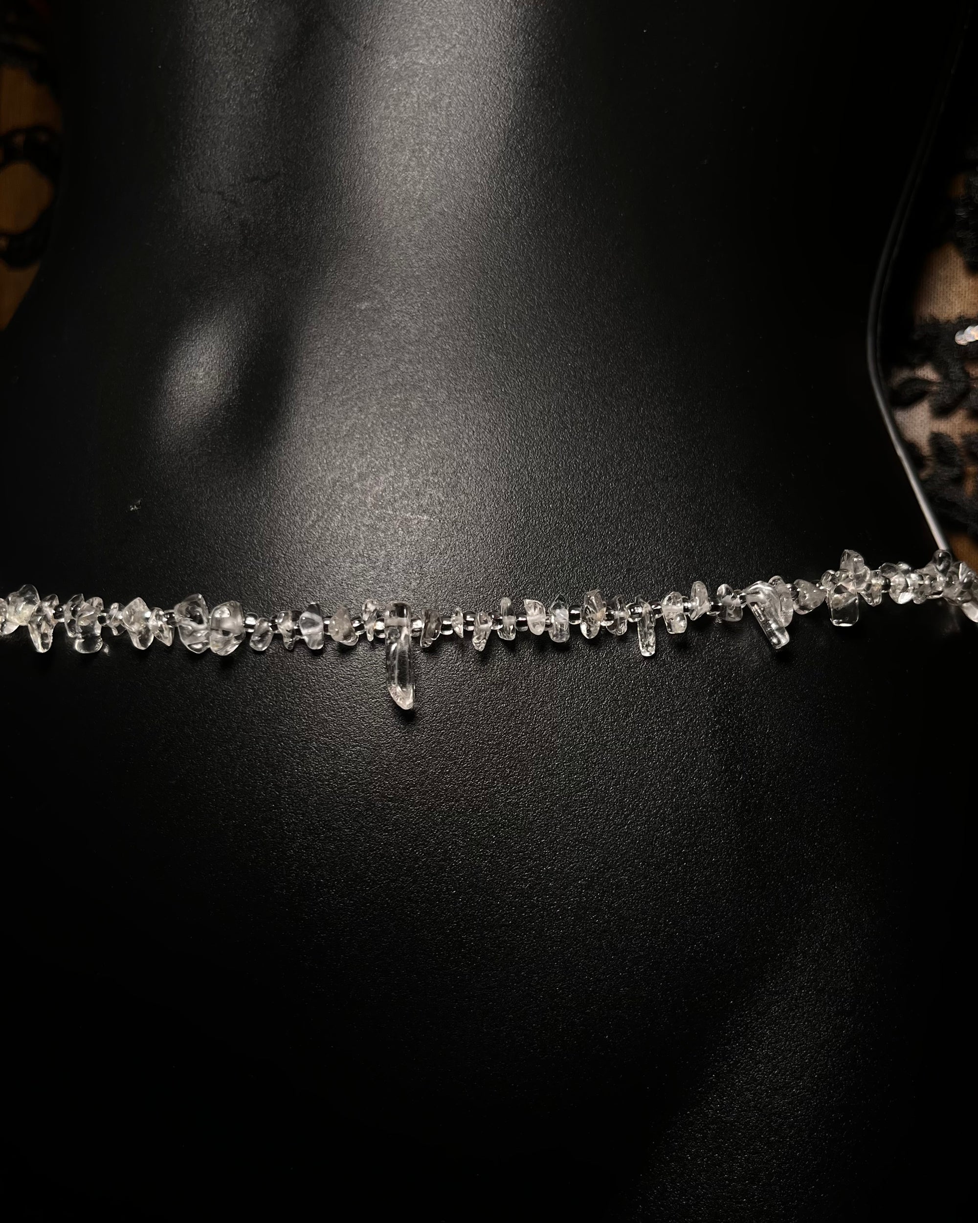 Clear Quartz Waist Bead II