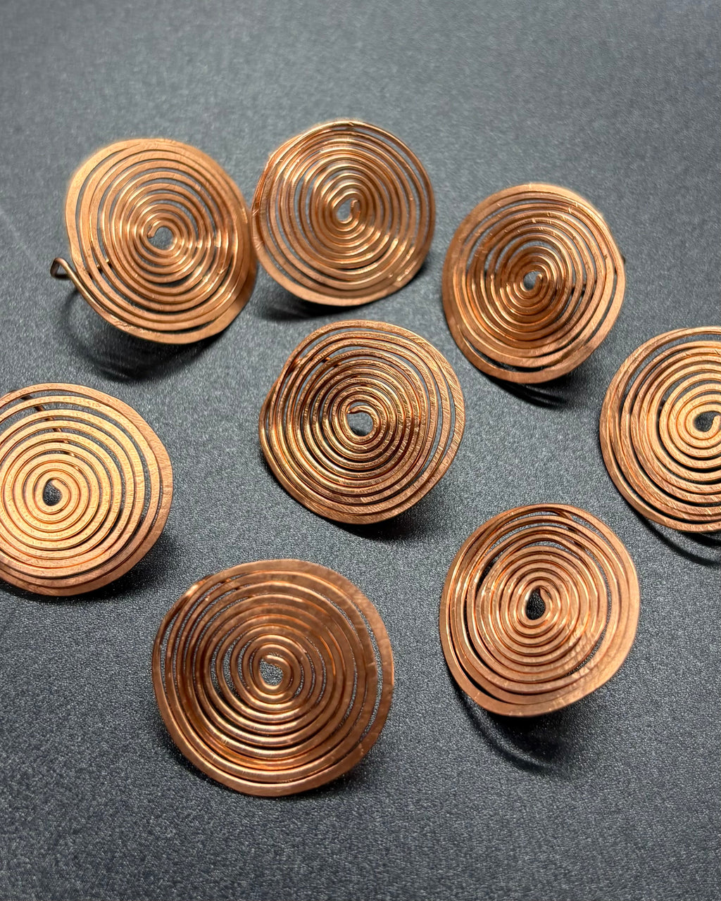 Spiral Copper Belly Ring