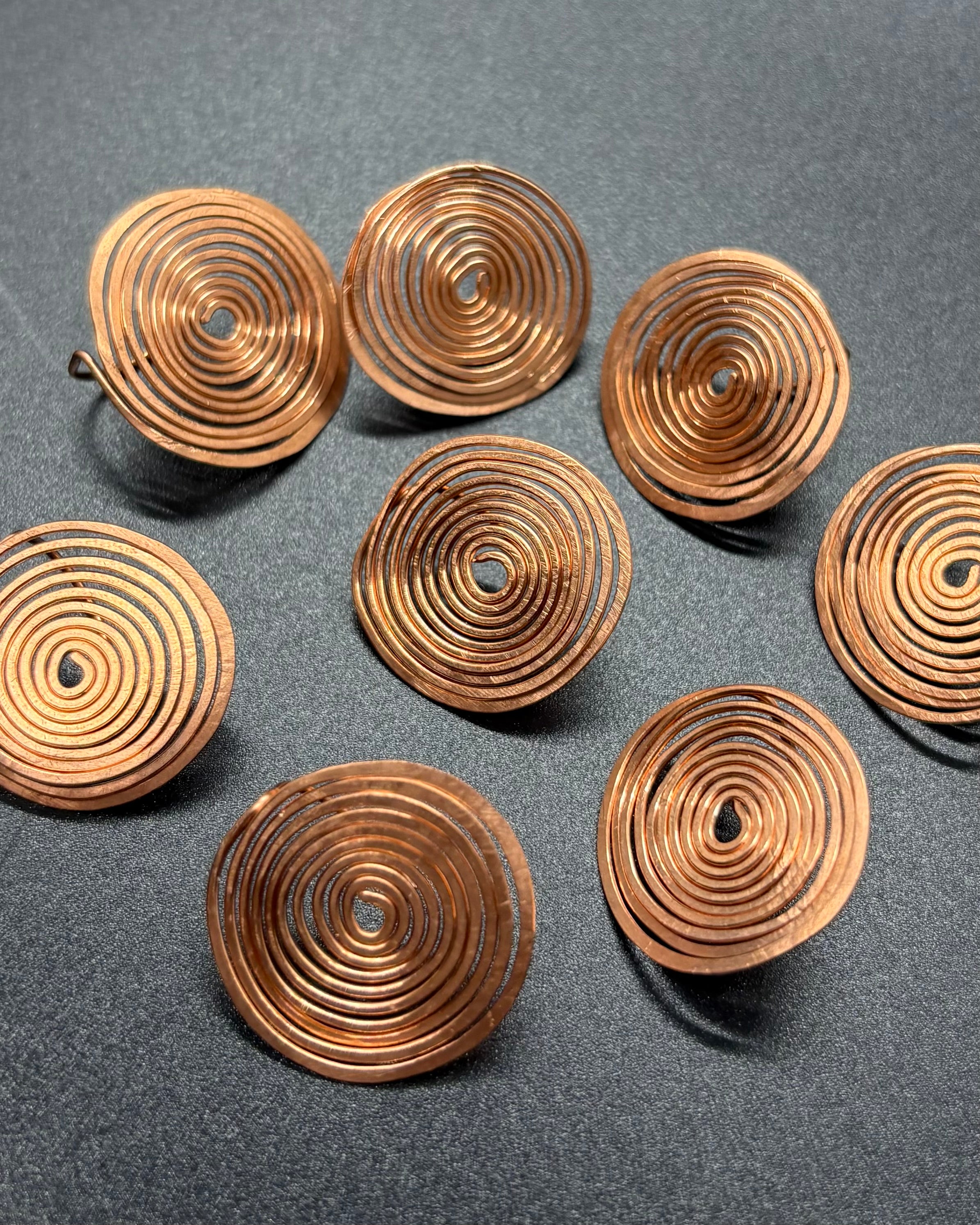 Spiral Copper Belly Ring