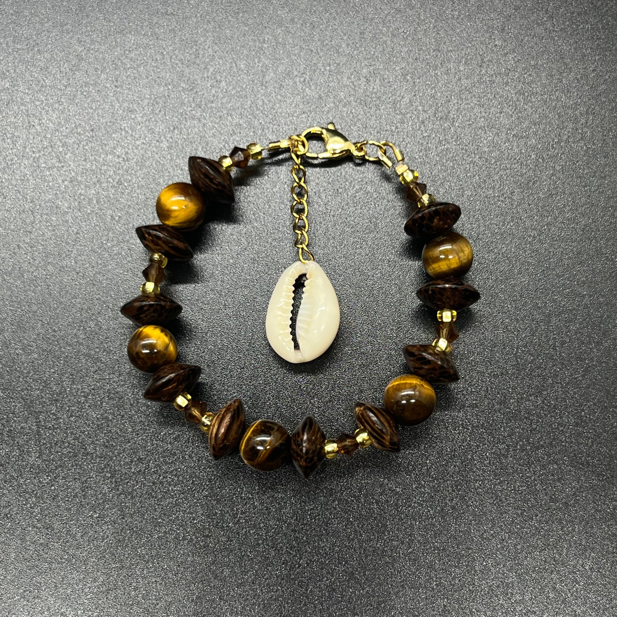 Tiger’s Eye x Cheetah Wood Bracelet