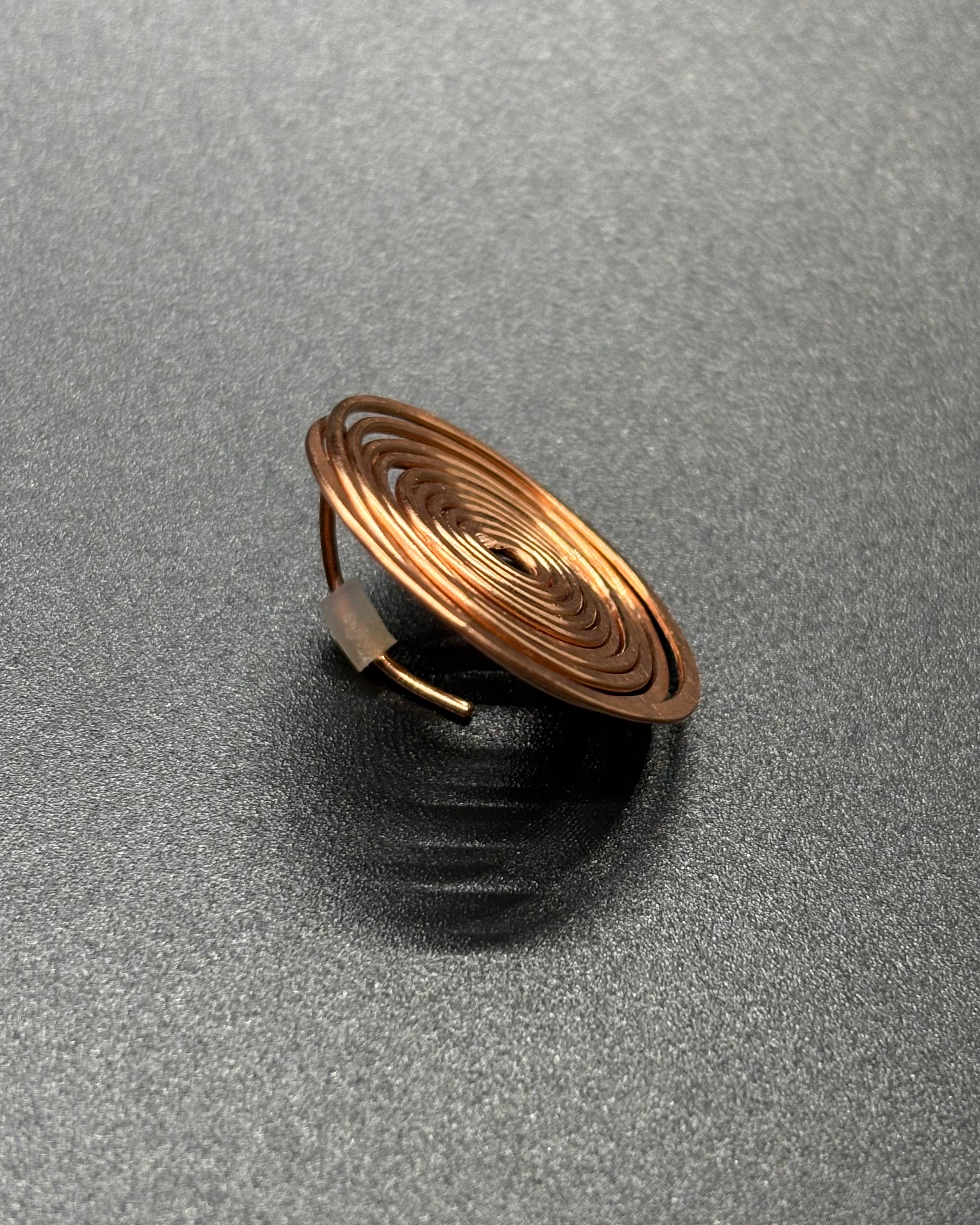 Spiral Copper Belly Ring