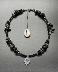 Obsidian x Onyx Evil Eye Protection Choker