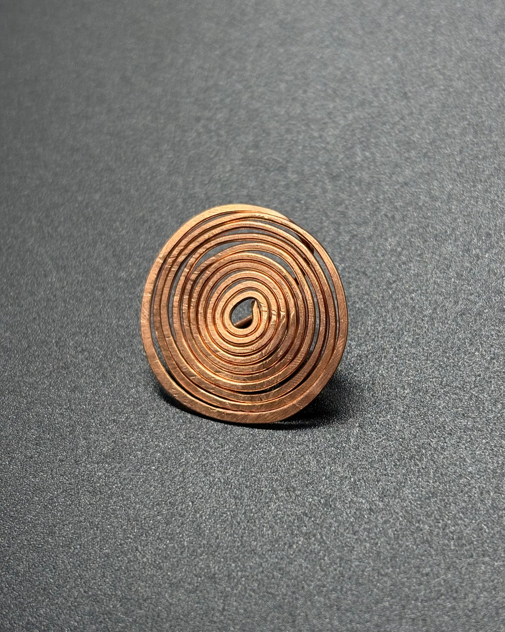 Spiral Copper Belly Ring