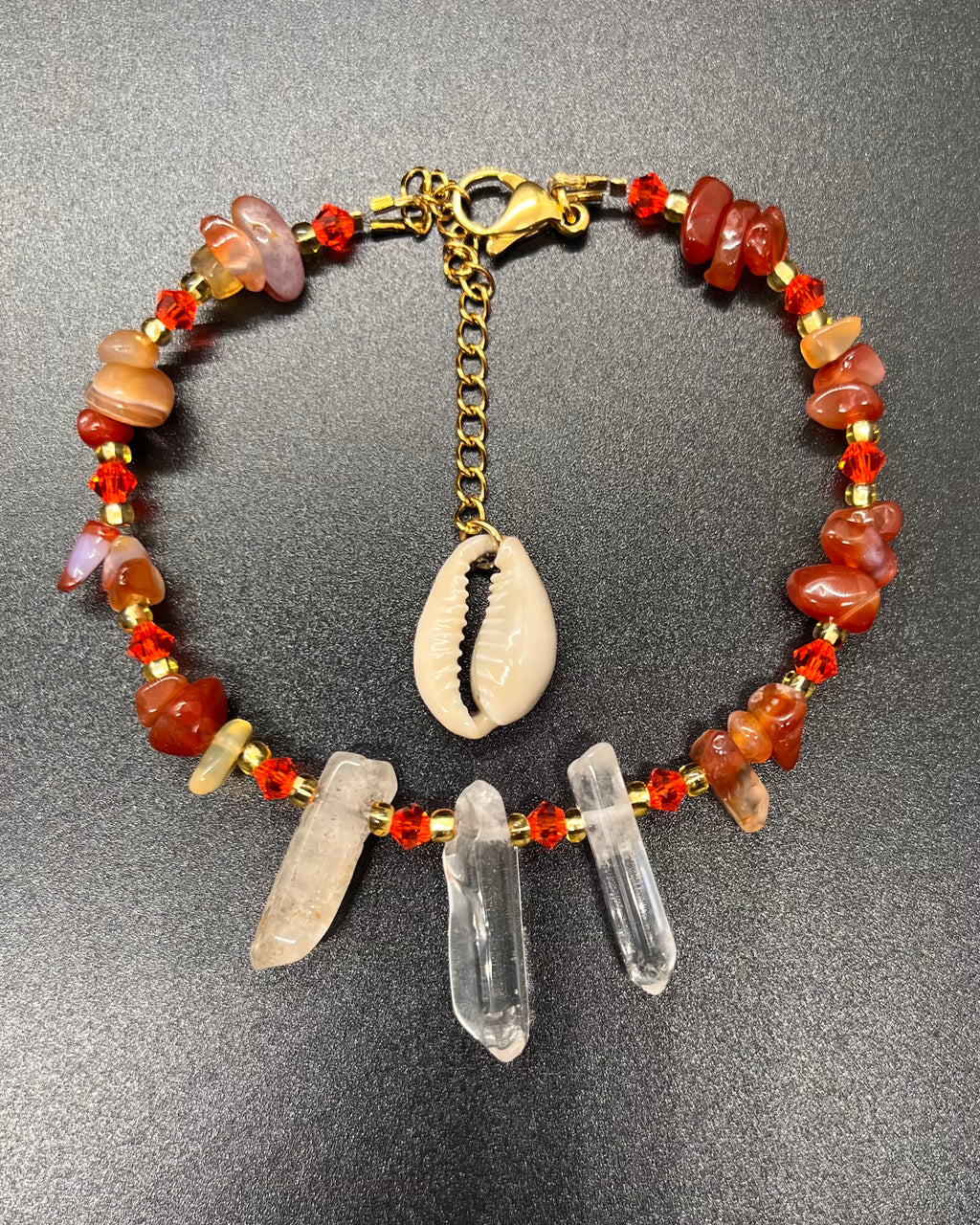 Carnelian Anklet