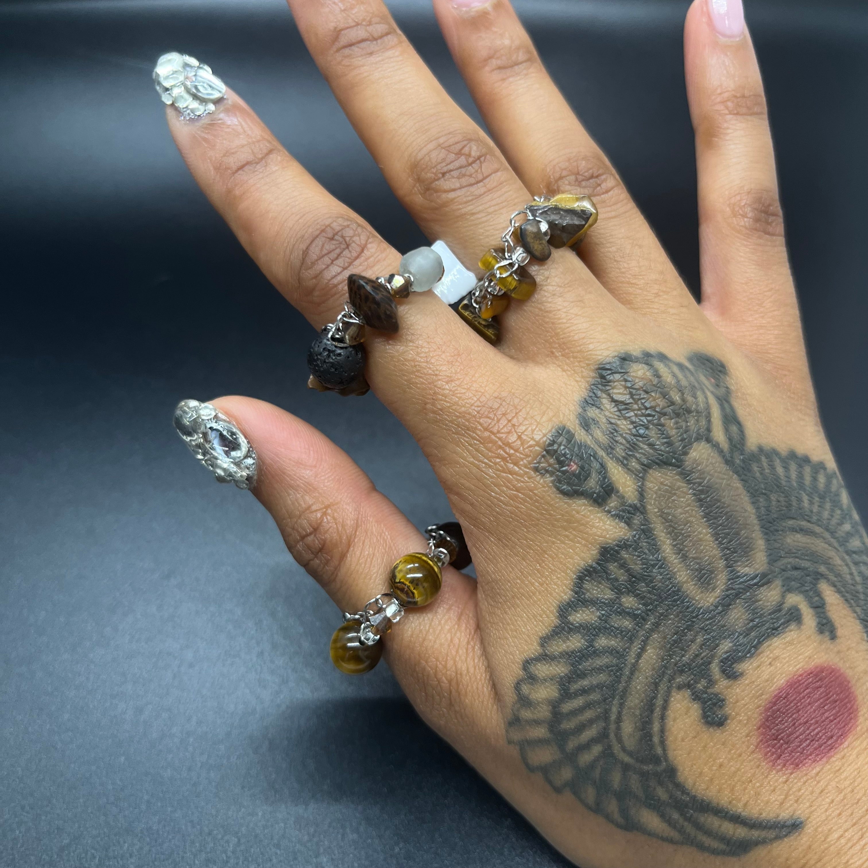 Tiger's Eye 3pc Ring Set