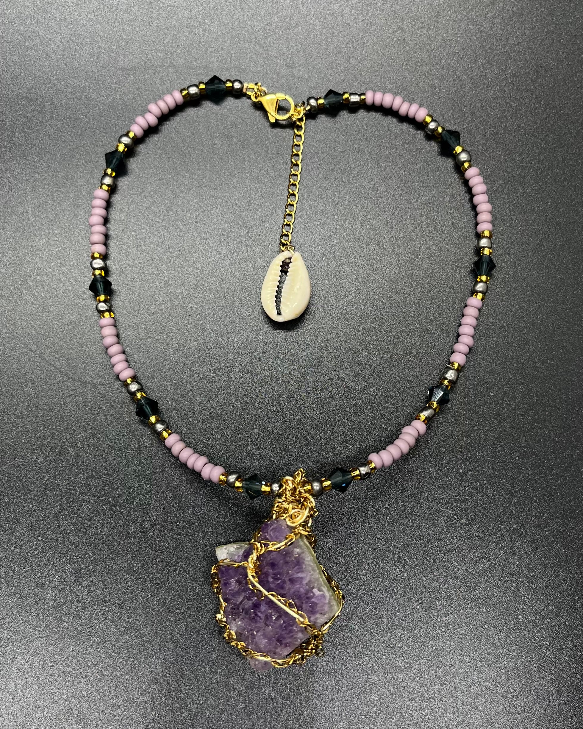 Amethyst Necklace — Pickup Only