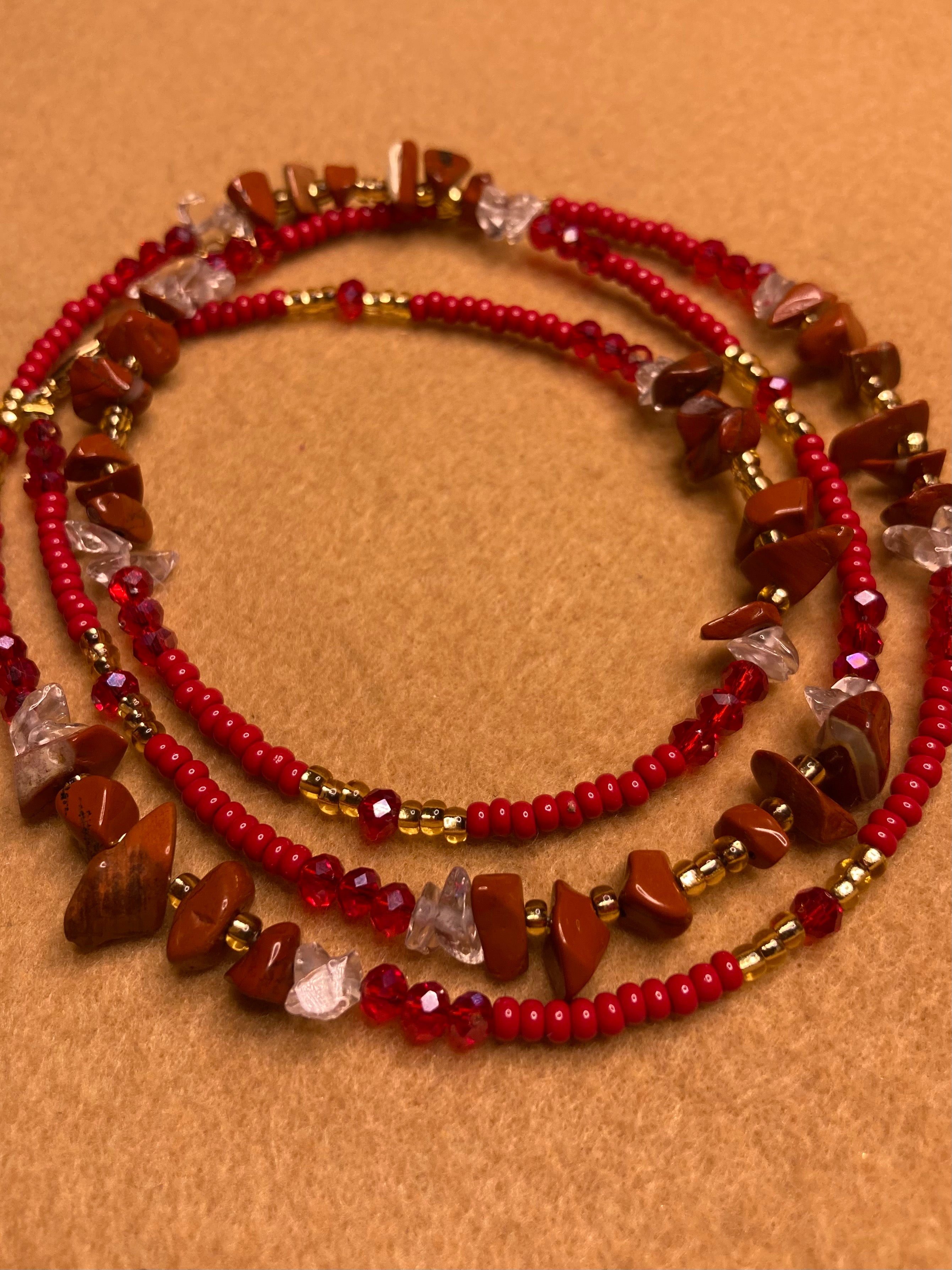 Root chakra waist discount beads