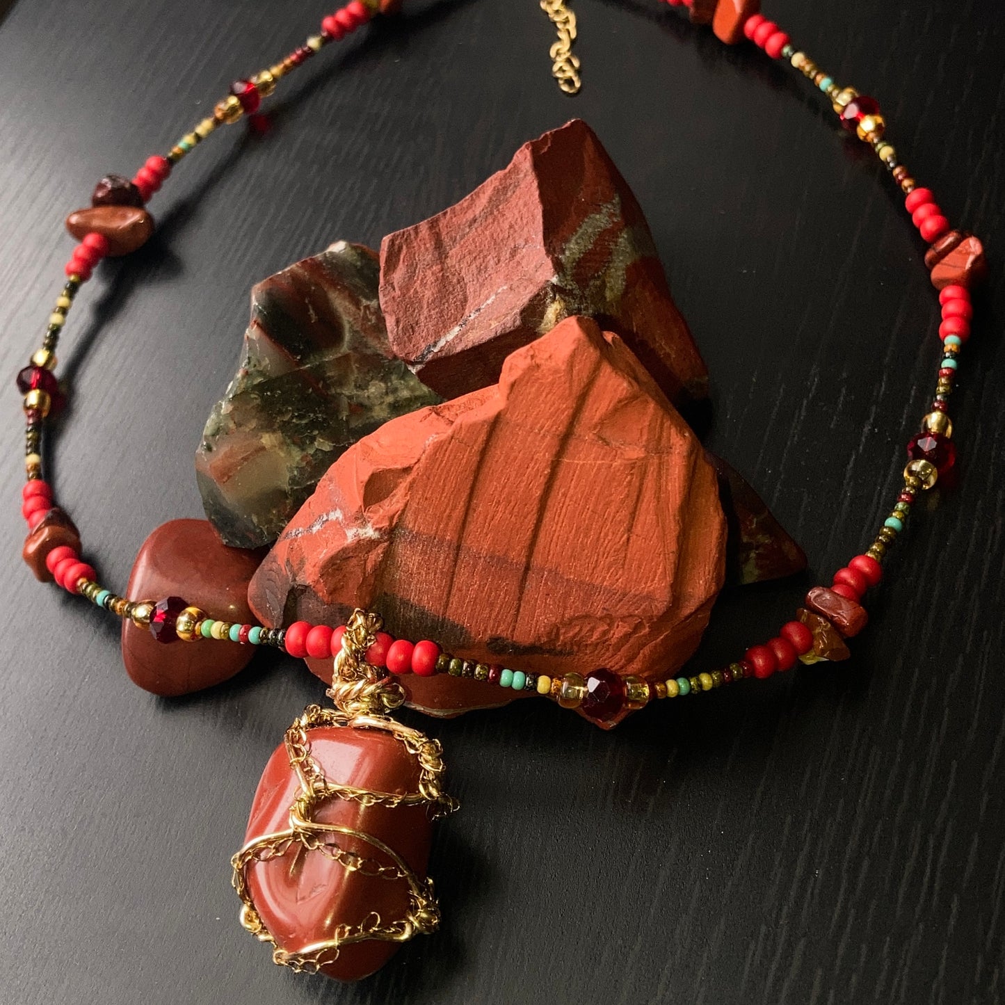 Red Jasper Necklace