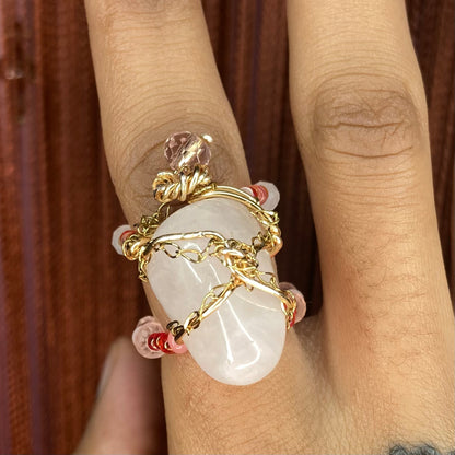 Rose Quartz Ring