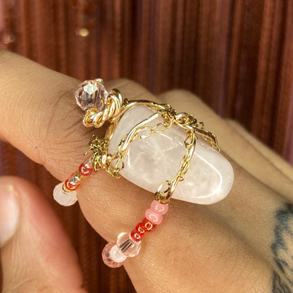 Rose Quartz Ring