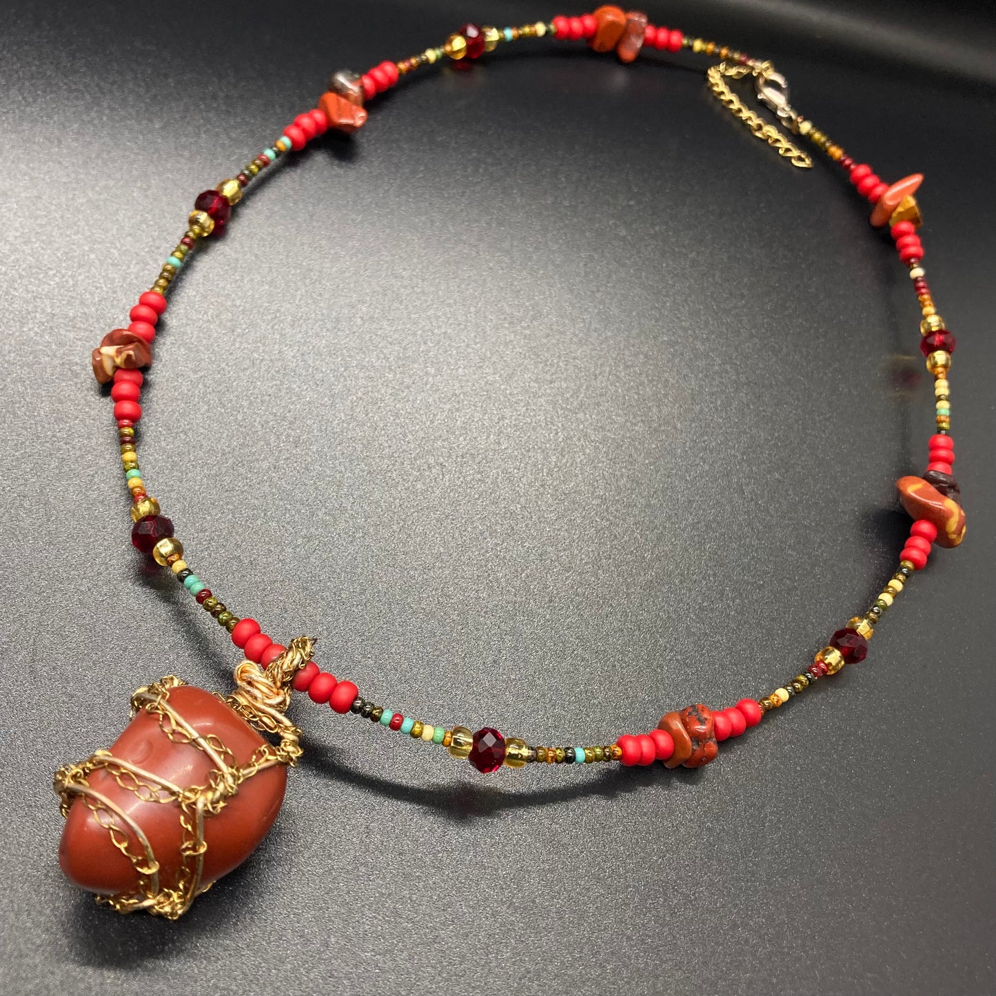 Red Jasper Necklace